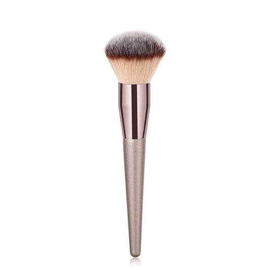 1Pc Makeup Brush Face Cheek Contour Blusher Nose Foundation Loose Power Cosmetic Make Up Brushes Tool Powder Blush Kabuki Brush [CSM]