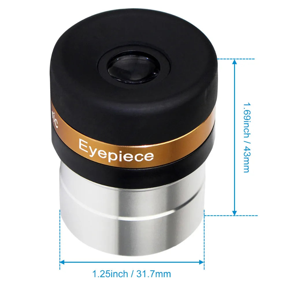 SVBONY Eyepieces 4/10/23mm Telescope Lens Wide Angle 62 Deg Aspheric Eyepiece HD Fully Coated Telescope Accessory for 1.25 inch [SPT]