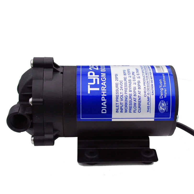 Coronwater RO 24V 50gpd Water Booster Pump 2500NH Increase Reverse Osmosis Water System Pressure [HAP]