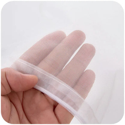 Nylon Laundry Bag Cleaning Zippered Foldable Nylon Bra Socks Underwear Clothes Washing Machine Protection Net Mesh Bags Home [GRM] [UND]