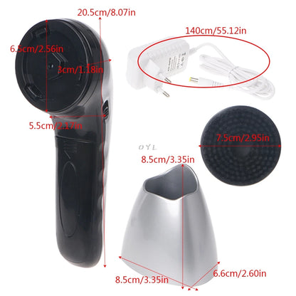 Portable Handheld Automatic Electric Shoe Brush Shine Polisher 2 Ways Power Supply  EU Plug [HAP]