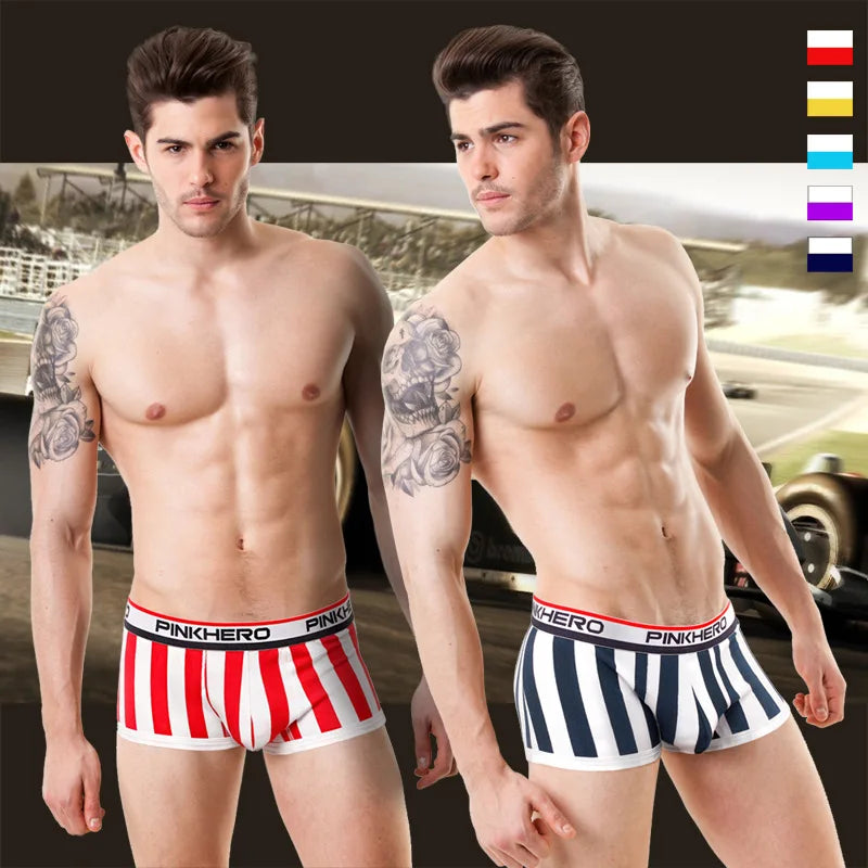 Pink Hero Fashion Underpants Mens Underwear Boxers Men's Boxer Shorts Sexy Male Underwear Men Cueca Masculina Boxer Homme [GRM] [UND]