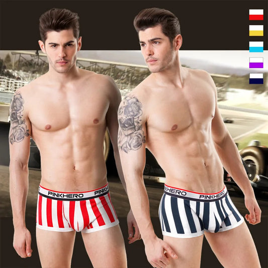 Pink Hero Fashion Underpants Mens Underwear Boxers Men's Boxer Shorts Sexy Male Underwear Men Cueca Masculina Boxer Homme [GRM] [UND]