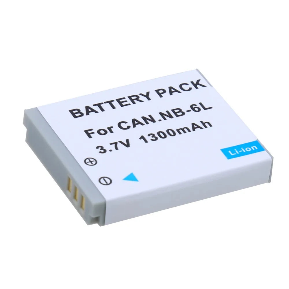 1Pcs  1300mAh NB-6L NB6L Battery for Canon Power-shot Camera SX520 HS SX530 SX600 SX610 SX700 SX710 IXUS 85 95 200 210 105 [BAT]