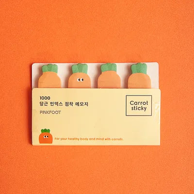 Kawaii carrot N Times Sticky Notes Creative Office Decor Paper Memo Pad Shipping Supplies Decoration Japanese Stationery [OFF]