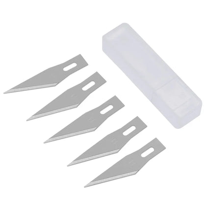 1 Set Precision Hobby Knife Metal Handle With Blades For Arts Wood Carving Tools Crafts Phone PCB Repair Multi DIY Hand Tools [HTO]