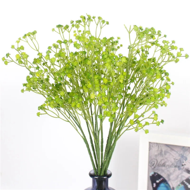 58CM Rustic Artificial Flower Gypsophila Babysbreath Interspersion Mantianxing Decor For Home Table Wedding Floral Plastic Plant [FLW]