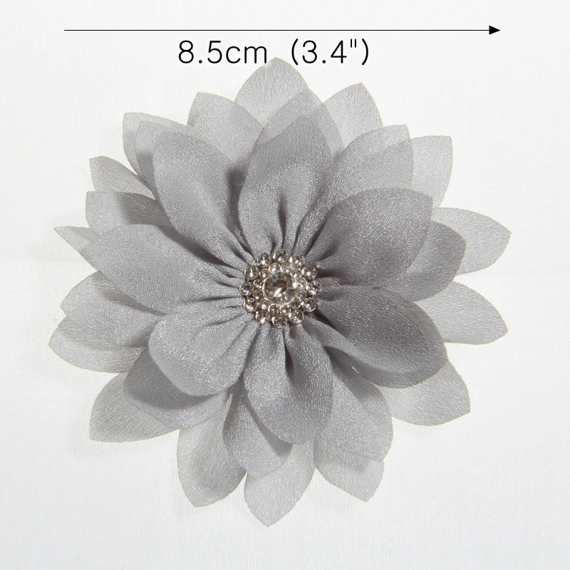 5PCS 3.4" 8.5CM Newborn Lotus Leaf Artificial Flower For Wedding Invitation Fabric Flowers For Dress Decoration [FLW]