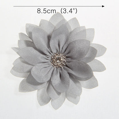 5PCS 3.4" 8.5CM Newborn Lotus Leaf Artificial Flower For Wedding Invitation Fabric Flowers For Dress Decoration [FLW]