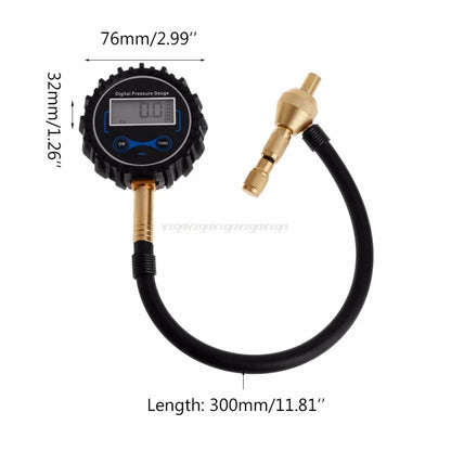 Digital Rapid Tyre/Tire Deflator Car Trucks Tire Pressure Gauge Air Deflators Off-Road Vehicle 4WD 4X4 Accessories with Pressure [CAR]