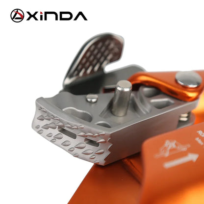 XINDA Outdoor Camping Rock Climbing Chest Ascender Safety Rope Ascending Anti Fall Off Survival Vertical Rope Climbing Equipment [SPT]