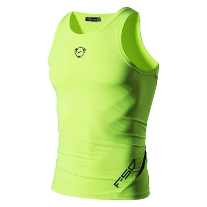 Men's Quick Dry Sleeveless Sport Tank Tops Shirts Workout Running (PLEASE CHOOSE US SIZE) [MEN]