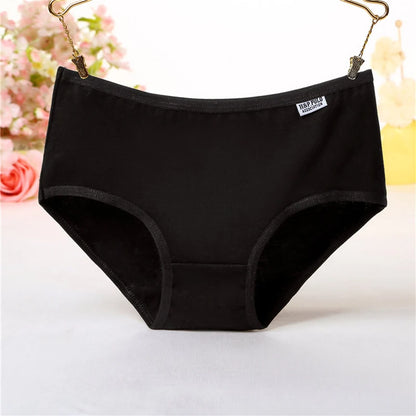 7Pcs/Lot Plus Size Underwear Women's Panties Cotton Girl Briefs Sexy Lingeries Shorts Underpants Solid Panty Female Intimates 4XL [UND]