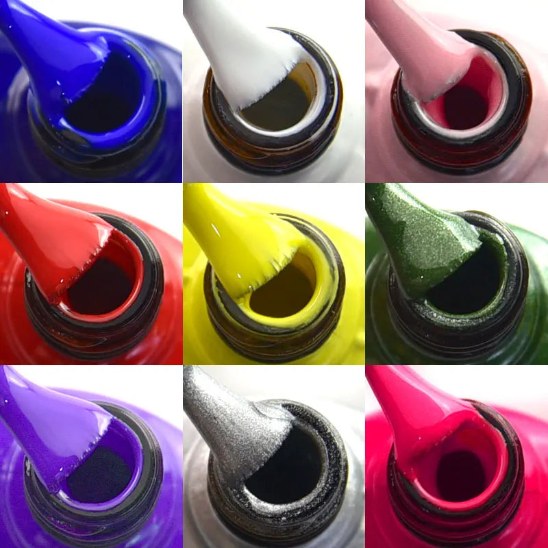 Venalisa Hot Sell Soak Off UV LED Gel 60 Colors 7.5ml Super Shinning Nail Gel Polish Lacquer Full Coverage Pure Color Series [BEU]