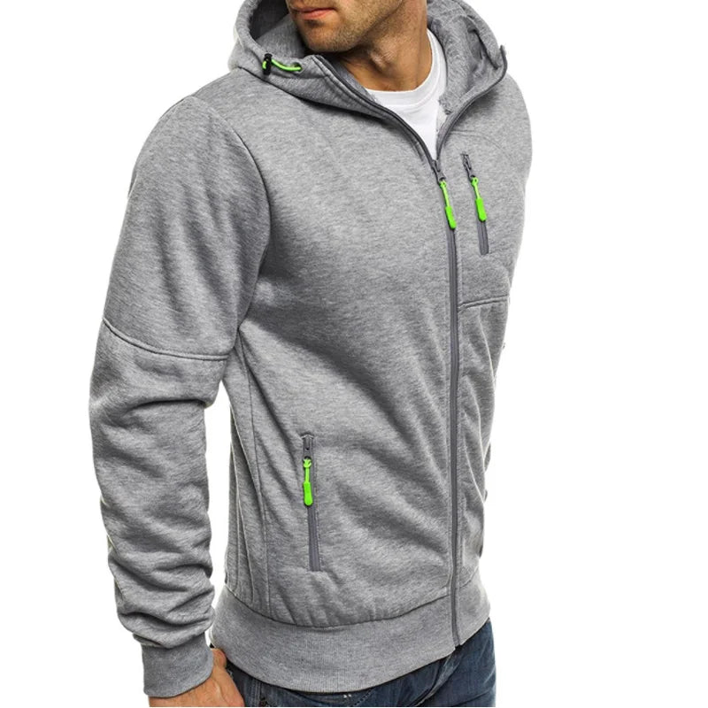 Hoodies Men Brand Personality Zipper Hooded Sweatshirt Male Hoody Tracksuit Hip Hop Autumn Winter Hoodie Mens [MEN]