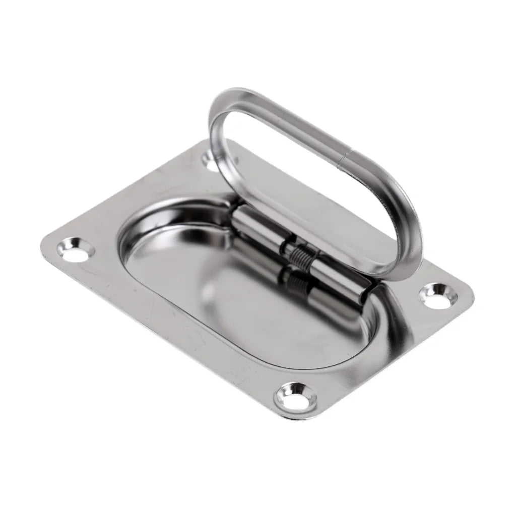 High Quality 316 Stainless Steel Marine Boat Hatch Locker Cabinet Lifting/ Pull Ring Handle Easy Installation [MRN]