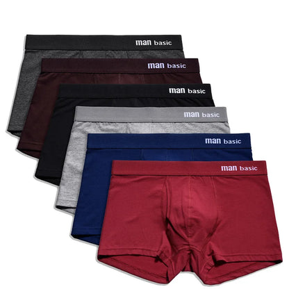 cotton men's underwear boxers open hole underwear for men  male cuecas calzoncillos xxxl [GRM] [UND]