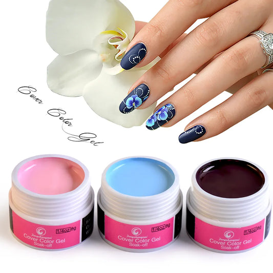 Fengshangmei Drawing UV Gel Polish Lacquer Paint Gold Silver Nail Art Design Pure Solid Color Nail Painting Gel [BEU]