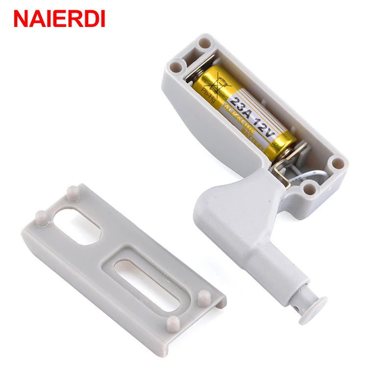 NAIERDI Universal Hinge Light LED Sensor Cabinet Light Cupboard Inner Hinges Lamp Home Kitchen Bedroom Wardrobe Night Light [HOM]