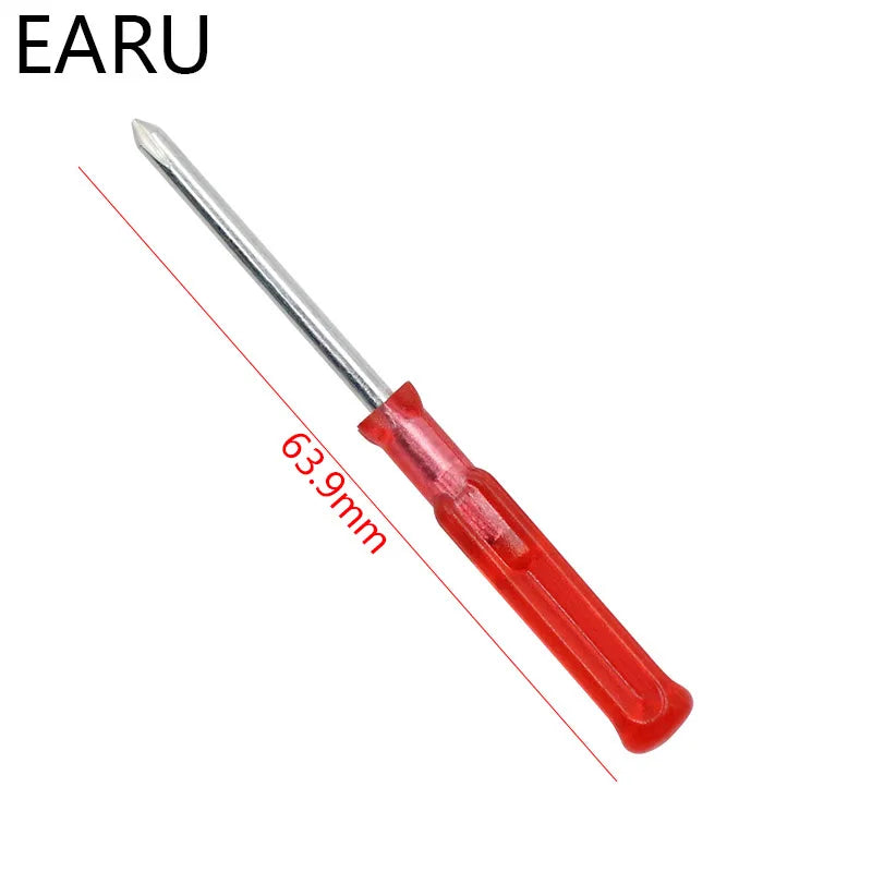 Screwdriver Kit Set Mini Small Portable Radish Head Screw Driver Transparent Handle Repair Hand Tools Precision Car Repair [HTO]