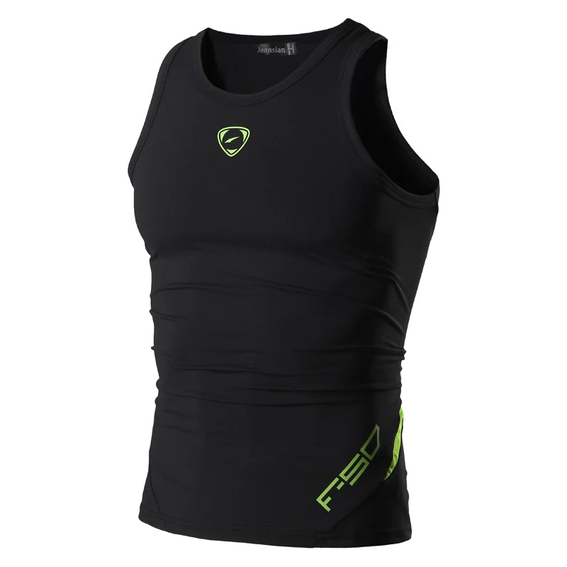 Men's Quick Dry Sleeveless Sport Tank Tops Shirts Workout Running (PLEASE CHOOSE US SIZE) [MEN]