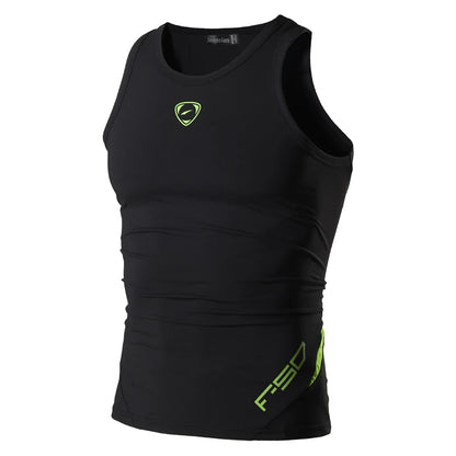 Men's Quick Dry Sleeveless Sport Tank Tops Shirts Workout Running (PLEASE CHOOSE US SIZE) [MEN]