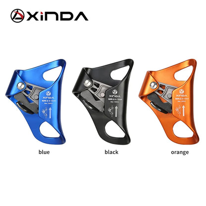 XINDA Outdoor Camping Rock Climbing Chest Ascender Safety Rope Ascending Anti Fall Off Survival Vertical Rope Climbing Equipment [SPT]