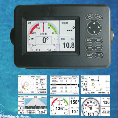 Matsutec HP-528A 4.3-inch Color LCD Chart Plotter Built-in Class B+ AIS Transponder Combo High Sensitivity Marine GPS Navigator [MRN]