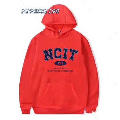 Kpop Fans Clothes Korean Fashion NCT Hoodies Women Neo Culture Institute of Technology NCT 127 Hoodies Female Streetwear Hoody [MEN]