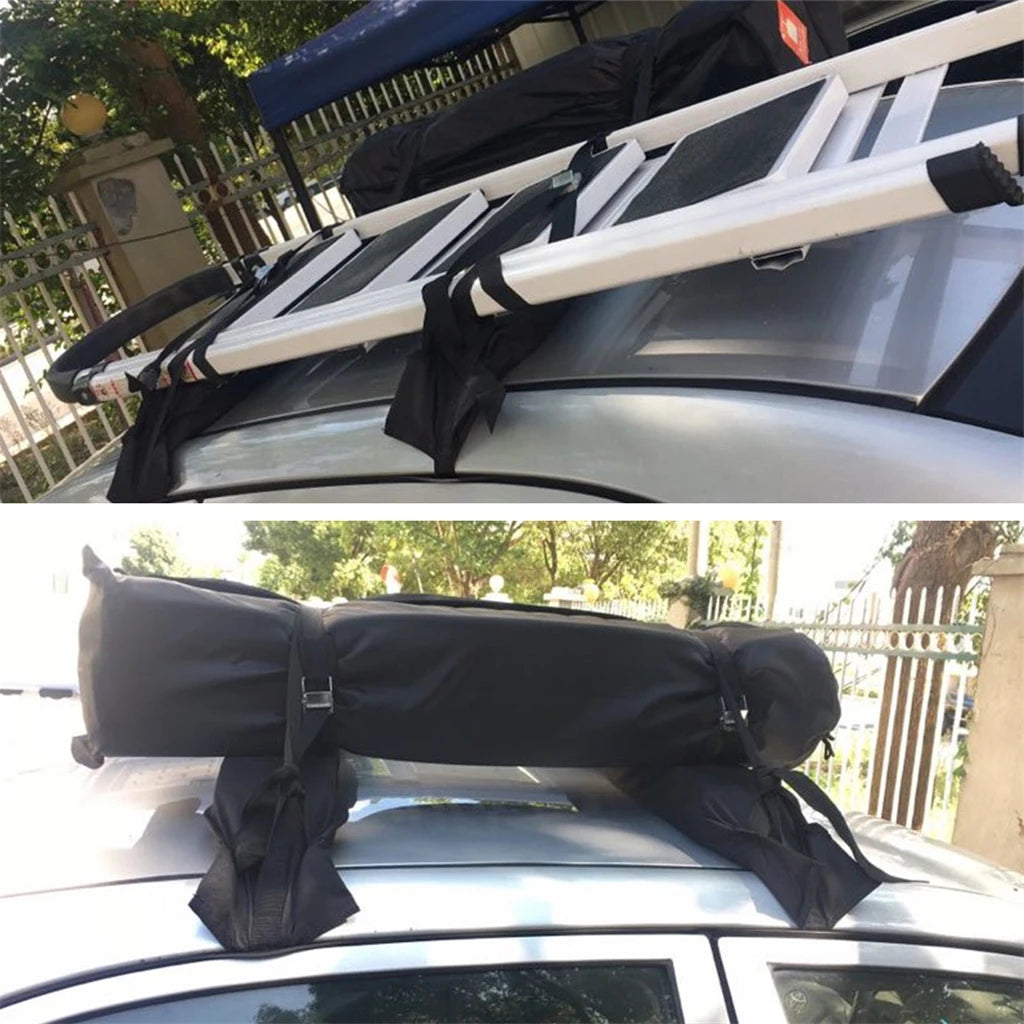 Universal Foldable Automobile Soft Roof Top Rack Surfboard Luggage Carrier [CAR]