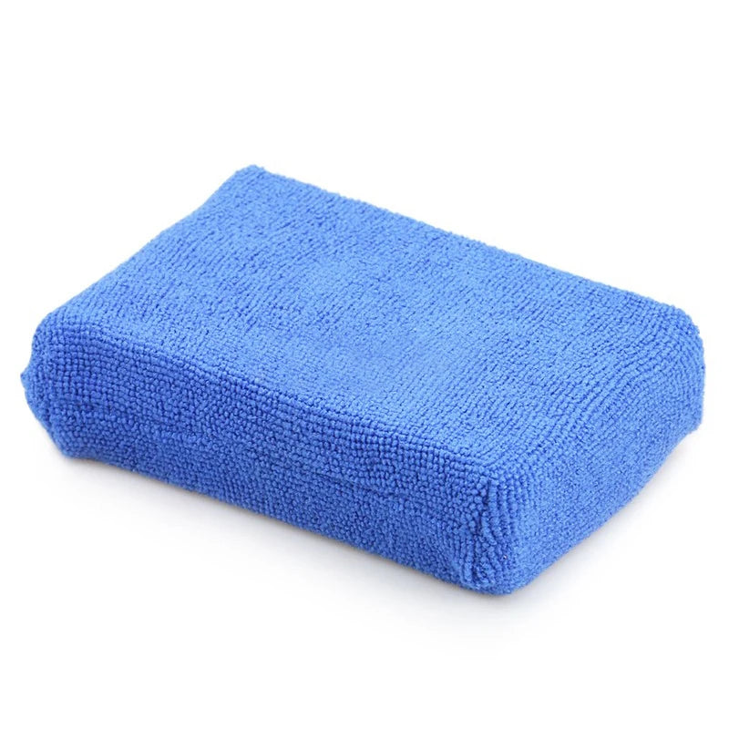 Car Cleaning Sponge Cloths Car Cleaning Cloths Car Wax Polishing Pad Car Detailing Microfiber Applicators (Pack of 8) [CAR] [DTL]