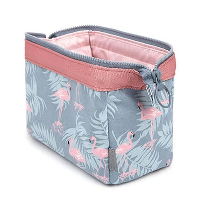 New Fashion Cosmetic Bag Women Waterproof Flamingo Makeup Bags Travel Organizer Toiletry Kits Portable Makeup Bags Beautician [CSM]