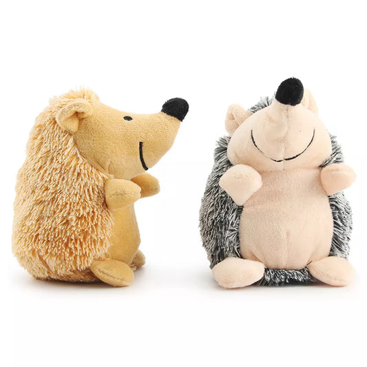 Hedgehog Soft Plush Dog Toys Small/Large Dogs Interactive /Squeaky Sound Toy Chew Bite Resistant toy Pets Accessories Supplies [PET]