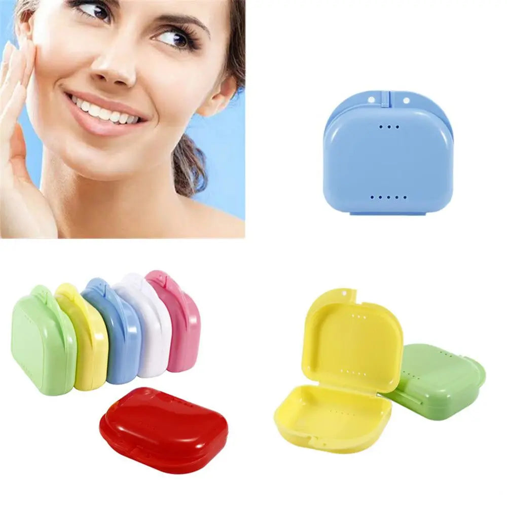 New Dental Appliance Supplies Tray Health Care Braces Case Mouth Guard Container Denture Storage Box Oral Hygiene [DEN]