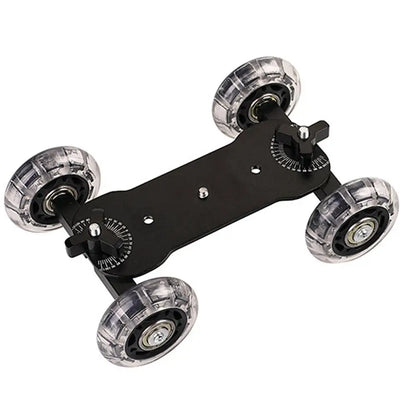 Mobile Rolling Sliding Dolly Stabilizer Skater Slider  Magic Arm Camera Rail Stand Photography Car For Canon Nikon GoPro 7 6 [PHO]