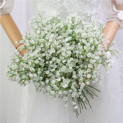 58CM Rustic Artificial Flower Gypsophila Babysbreath Interspersion Mantianxing Decor For Home Table Wedding Floral Plastic Plant [FLW]