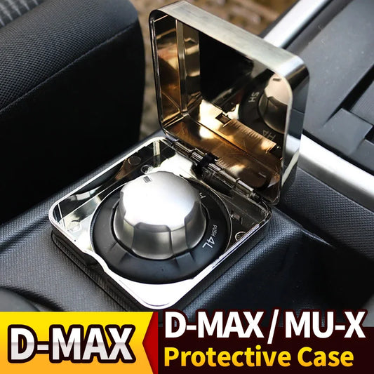 D max Parts Car Accessories For Isuzu D-MAX MU-X Protective Case Cover Sticker Box Potect 4WD Switch Cover ABS Plastic Mux [CAR]