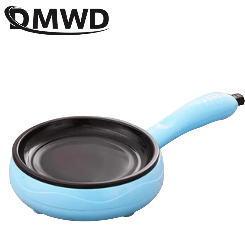 Multifunctional Mini Electric Egg Omelette Cooker Eggs Boiler Food Steamer Breakfast Pancake Fried Steak Non-stick Frying Pan EU [HAP]