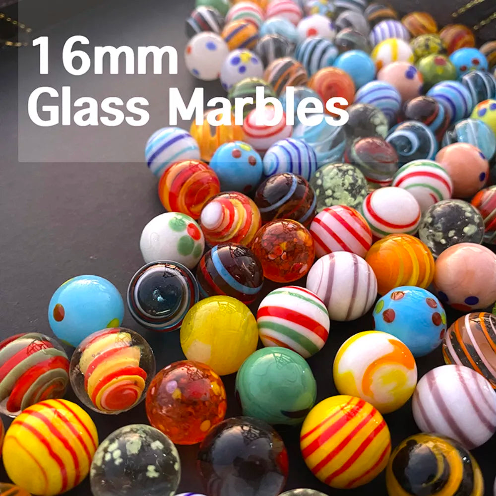 G1-15 16MM Glass Marbles Home Decor Glass Ball Stained Glass Photography Accessories Vase Fish Tank Christmas Balls Room Decor [PHO]