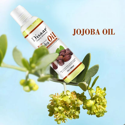 Natural Organic Jojoba Oil Anti Aging Firming Skin Face Oil Moisturizing Relaxing Massage Oil Hair Repair Skin Care Body Oil [SKC]