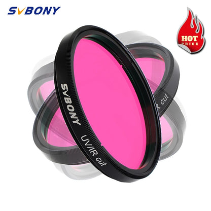 SVBONY 2" Filter UV/IR CUT for Astronomy Telescope Infra-Red Filter for Astrophotography [SPT]