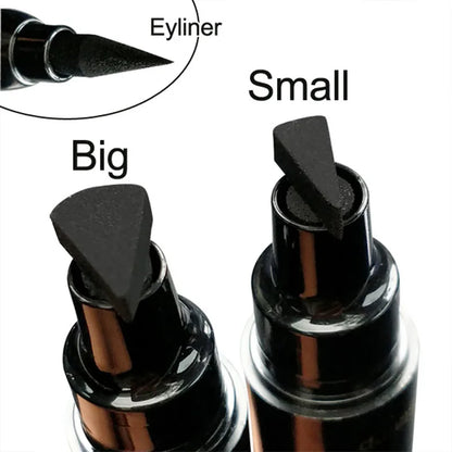 Liquid Eyeliner Stamp Marker Pen Waterproof Long Lasting Double-ended Cosmetic Makeup Eye Liner [CSM]