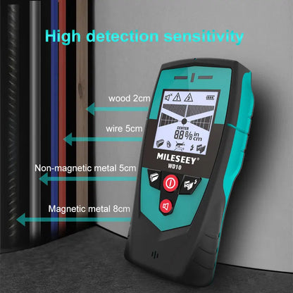 Mileseey Multifunction Wall Detector with Large Area Sensor Metal Detector Handheld Stud Finder Wall Scanner Wire Detector [MTL]