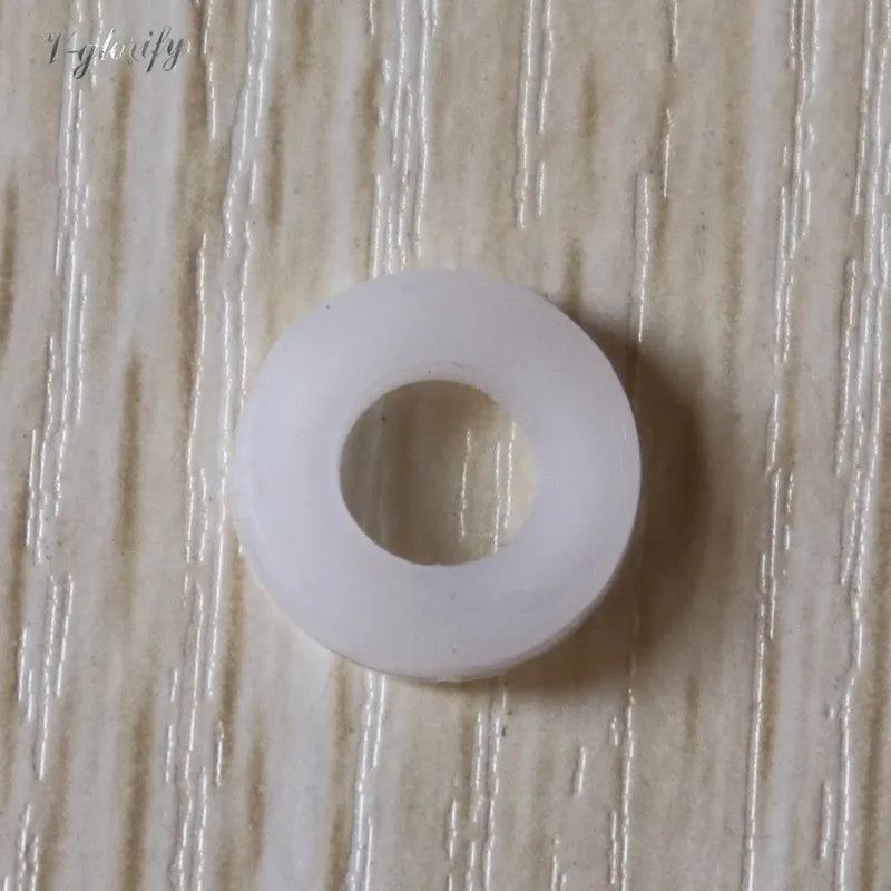 Nylon Washer for Drum Screw Drum Lug 100pc 50pc White Black Color Nylon Flat Wahser M6*13mmlength*3mm Thickness Heavy Product [SPT]