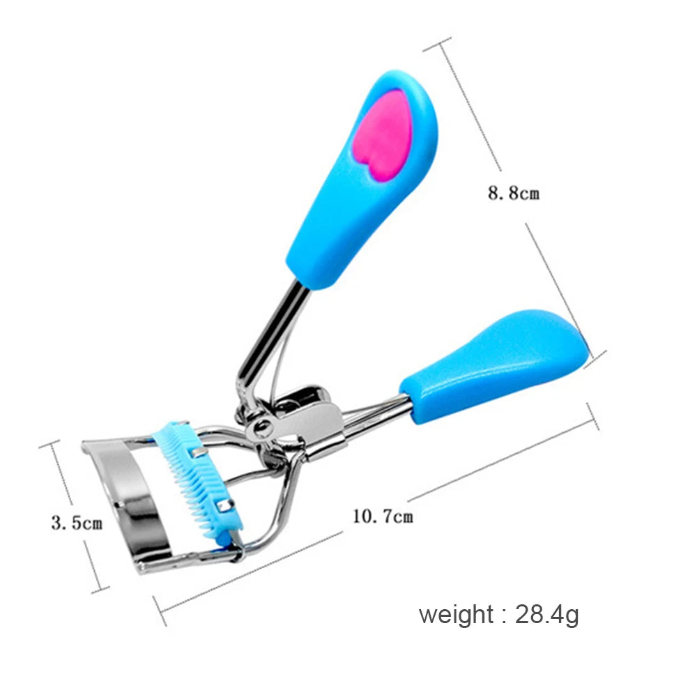 1PC Lady Professional Eyelash Curler With Comb Tweezers Curling Eyelash Clip Cosmetic Eye Beauty Tool maquillage [CSM]