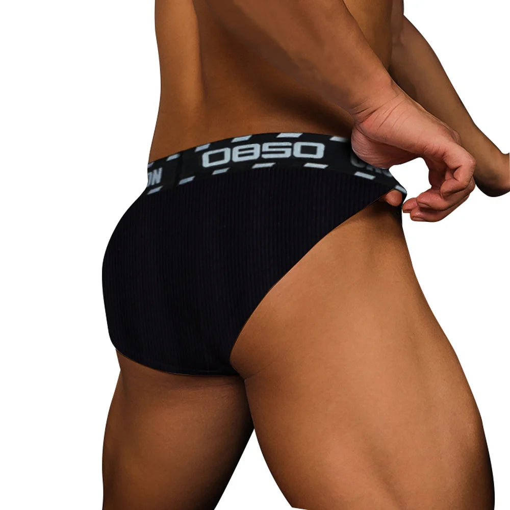 Men's Underwear Men Sexy Briefs Jockstrap Pouch Cuecas Man Cotton Panties Thongs Mesh Underpants Gay Slip Homme Srting Sissy [GRM] [UND]