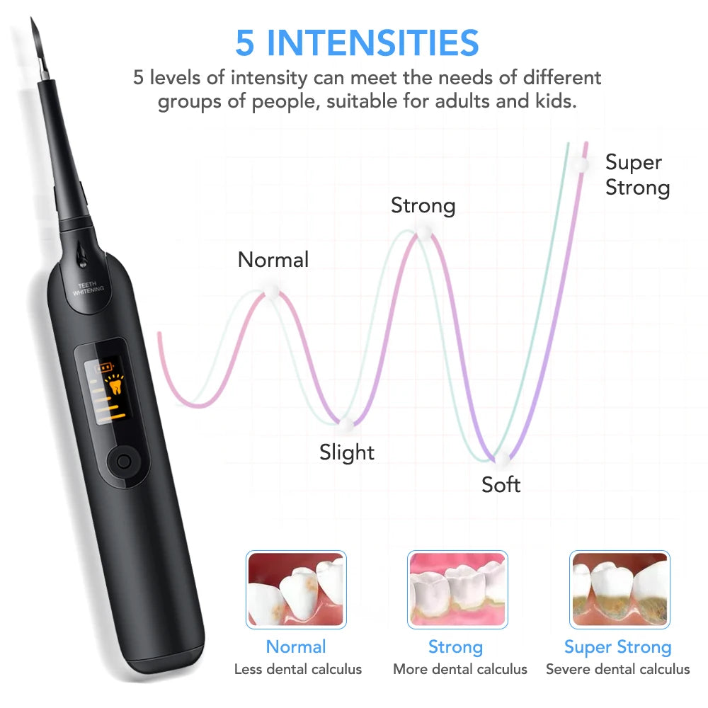 Sonic Dental Scaler Cleaning Teeth Cleaner Calculus Remover Irrigator Dental Tooth Whitening Device Electric Remove Tartar [DEN]