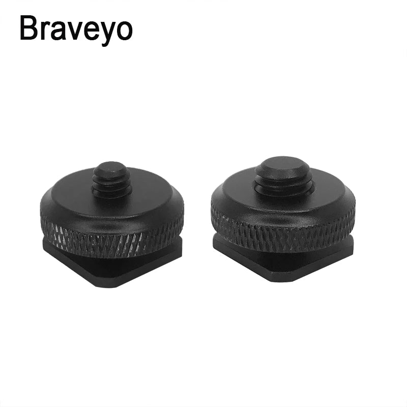 Camera Hot Shoe Mounting Screws 1/4 to 3/8 Inch Conversion Screw For Photography Accessories DSLR Camera Hot Shoe Head Mount [PHO]