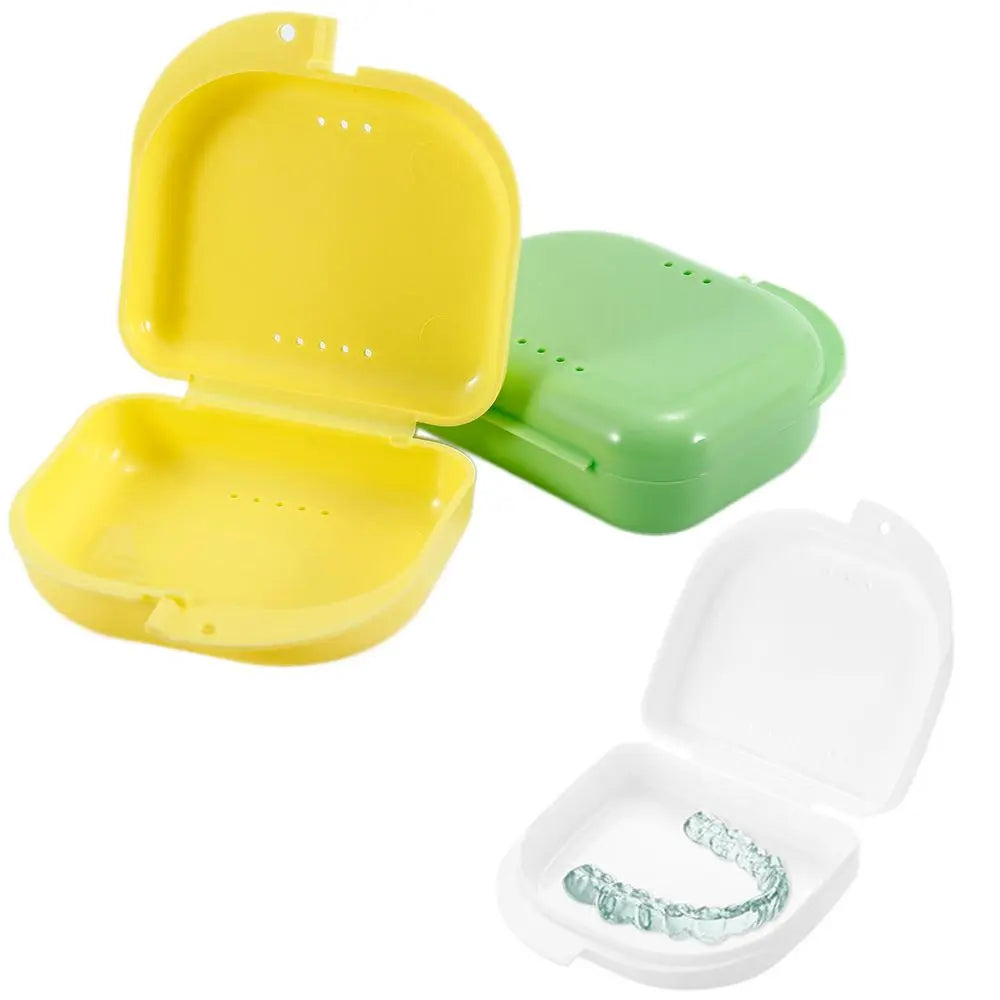 New Dental Appliance Supplies Tray Health Care Braces Case Mouth Guard Container Denture Storage Box Oral Hygiene [DEN]