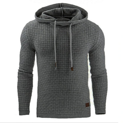 Men's Hoodies Sweatshirts Lattice Men Hoody Sweatshirts Long-Sleeved Pullover Man Hoodie Sweatshirt For Male [MEN]